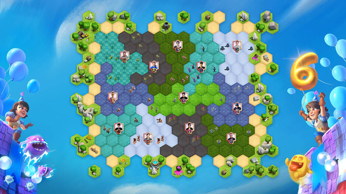 Conquering territory