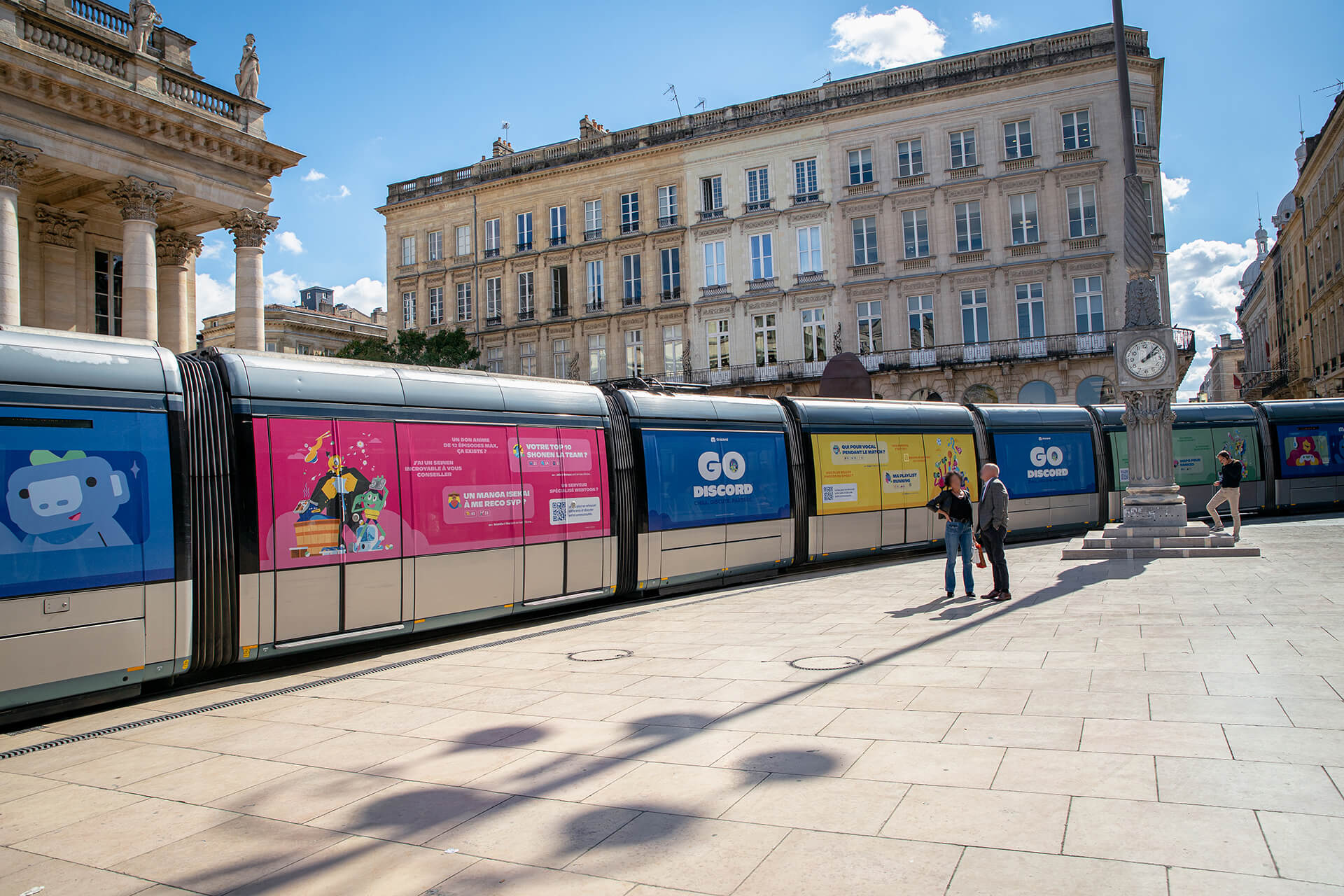 Tranway branded stickers