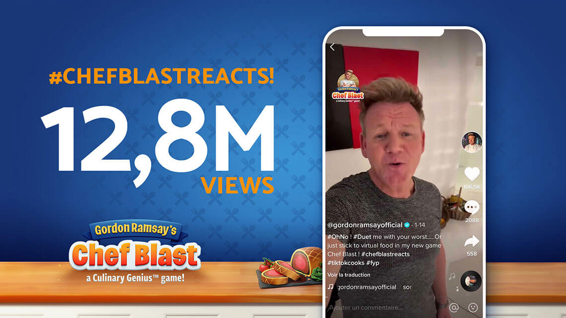 App install through organic content