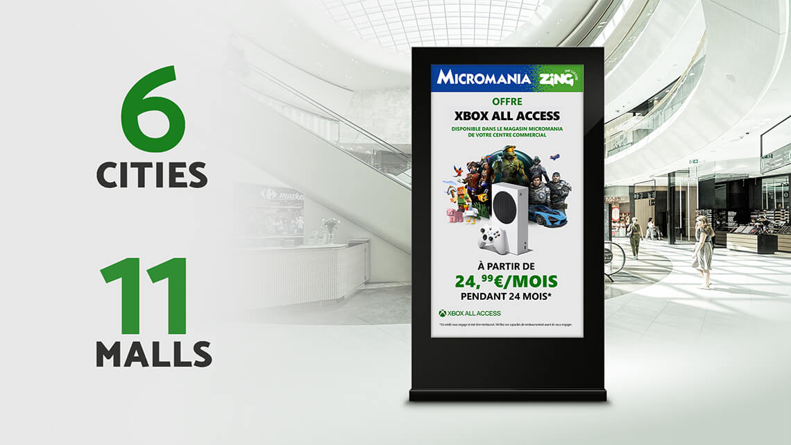 Optimized conversion thanks to tactical DOOH near stores