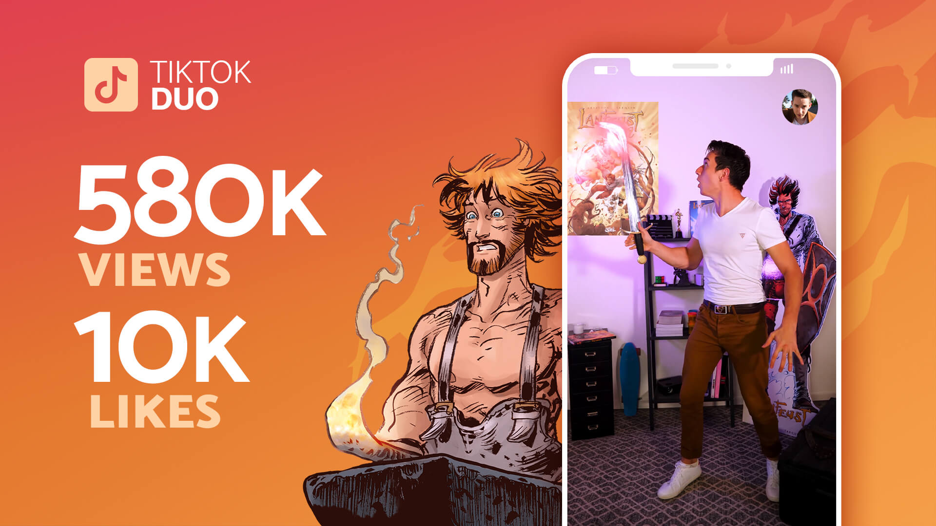 Influence activation with famous influencer Matdeuh