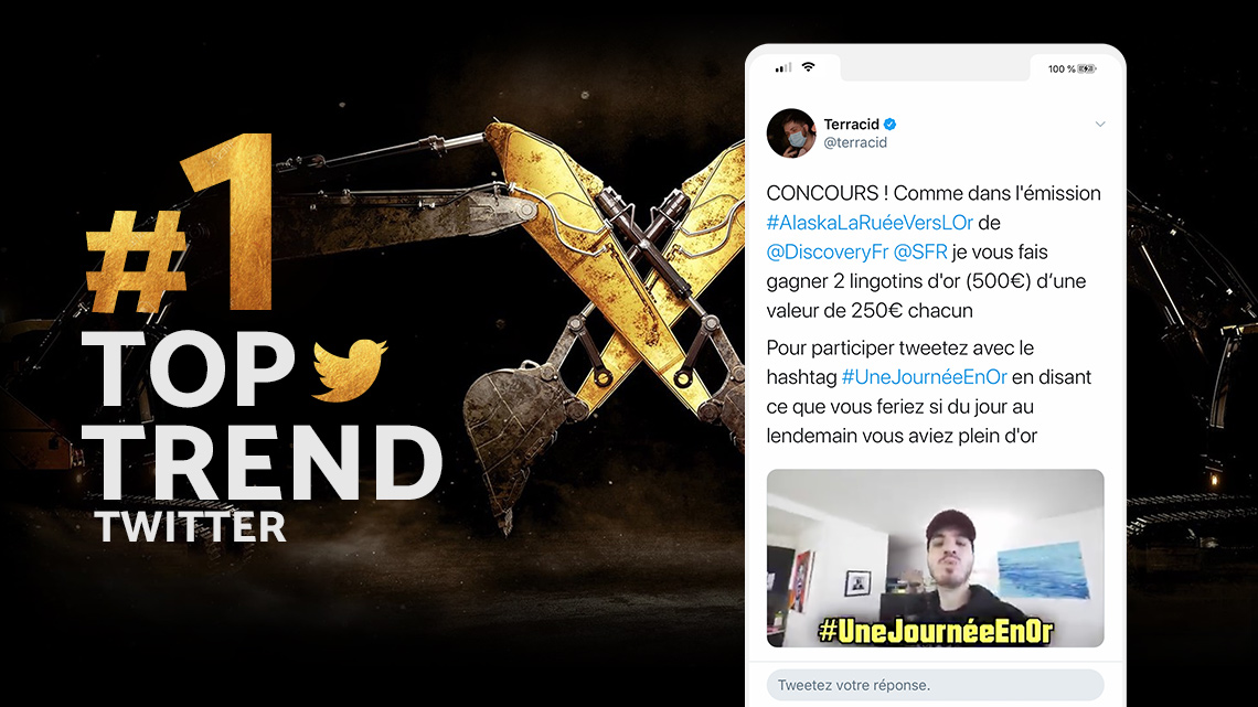 #UneJournéeEnOr, The Golden Topic